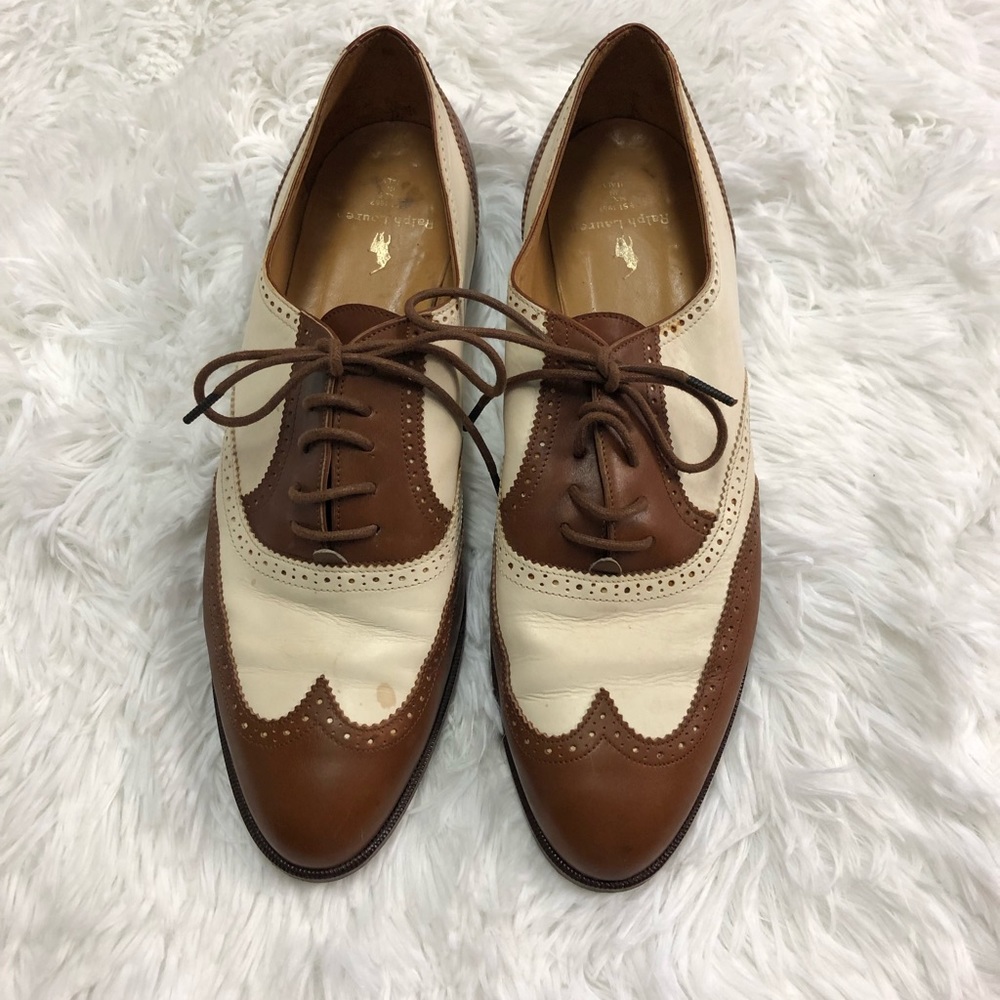 Polo Ralph Lauren Laced Oxfords Size 8.5 AA